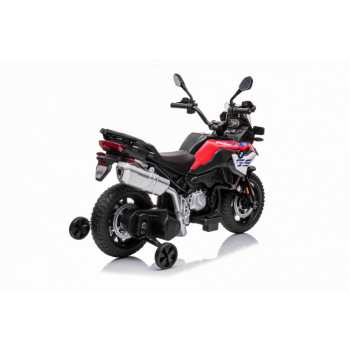 Motor BMW F850 GS na akumulator dla dzieci Czerwony + Kółka pomocnicze + Audio LED + Wolny Start + EVA